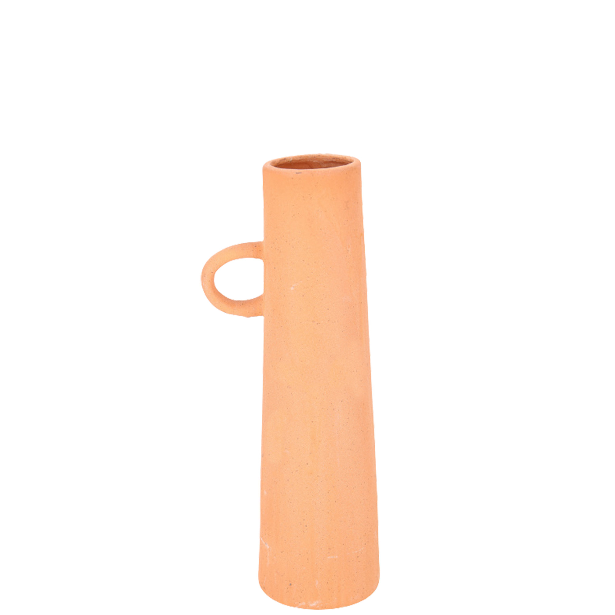  Vaso in ceramica Alisa, D8cm, H27cm, terra